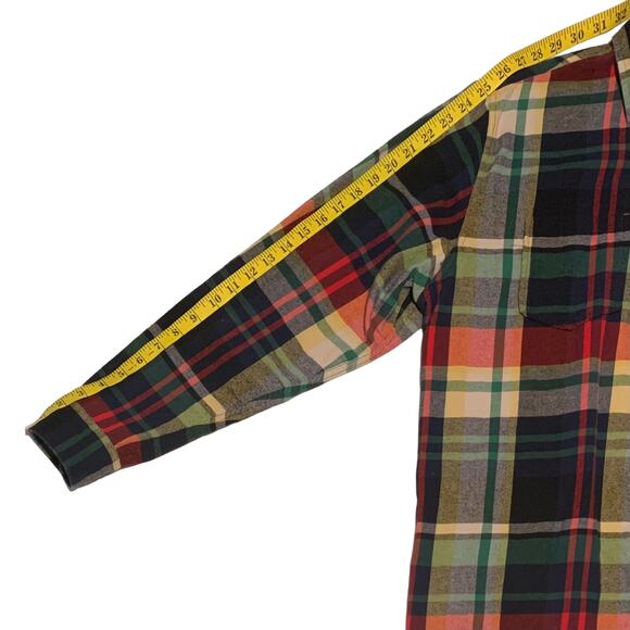 Men's Size Large CARBON2COBALT Plaid Flannel Shirt 100% Cotton L Button Down - Picture 4 of 6